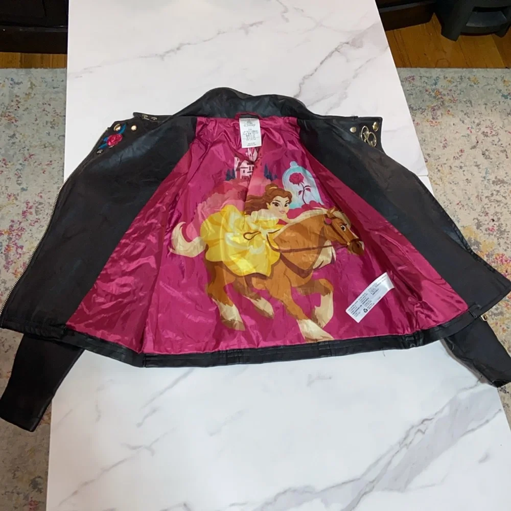 Disney - Beauty and the Beast Faux Leather Jacket